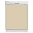 Load image into Gallery viewer, Biscuit Beige Color Magnet Skin on White Dishwasher

