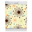 Load image into Gallery viewer, Color Burst Magnetic Dishwasher Cover Skin Panel on Dishwasher with White Control Panel