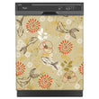 Load image into Gallery viewer, Elegant Fish & Pattern Designs Magnetic Dishwasher Cover Skin Panel on Dishwasher with Black Control Panel