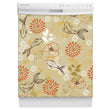 Load image into Gallery viewer, Elegant Fish &amp; Pattern Designs Magnetic Dishwasher Cover Skin Panel on Dishwasher with White Control Panel
