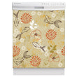 Load image into Gallery viewer, Elegant Fish & Pattern Designs Magnetic Dishwasher Cover Skin Panel on Dishwasher with White Control Panel