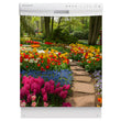 Load image into Gallery viewer, Flower Path Magnet Skin on White Dishwasher