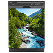 Load image into Gallery viewer, Rapids Country Magnet Skin on Black Dishwasher