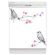 Load image into Gallery viewer, Song Birds Magnet Skin on White Dishwasher