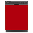 Load image into Gallery viewer, Strawberry Red Color Magnet Skin on Black Dishwasher