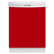 Load image into Gallery viewer, Strawberry Red Color Magnet Skin on White Dishwasher