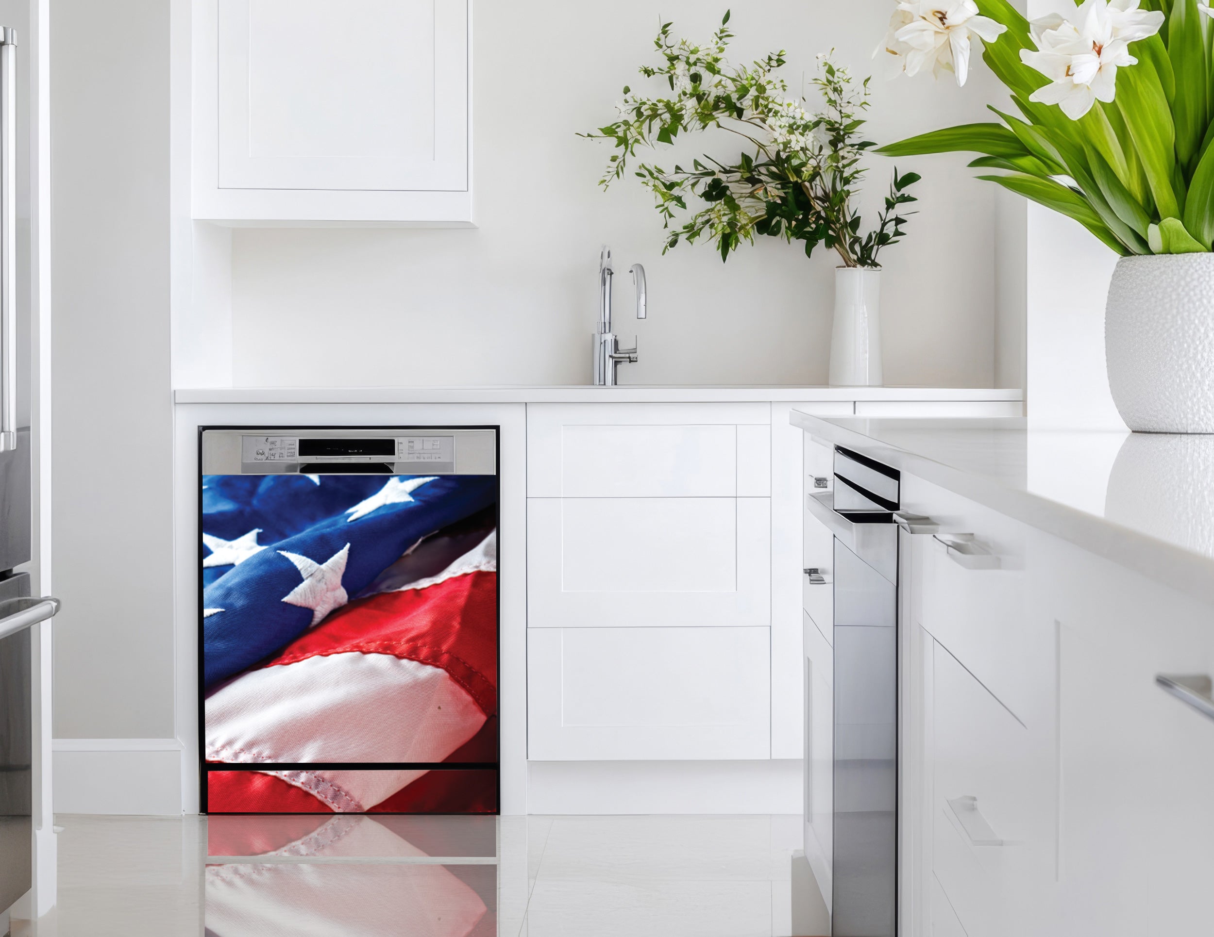 Best! American Flag Dishwasher Skin