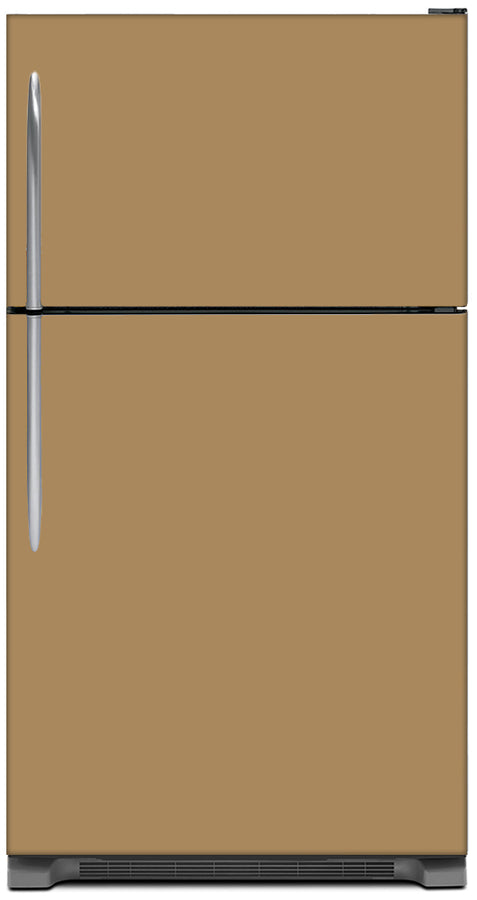  Almond Nutshell Color Magnet Skin on Model Type Top Freezer Refrigerator 
