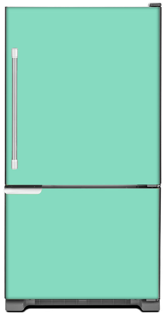 Aqua Green, Refrigerator Magnet Skin