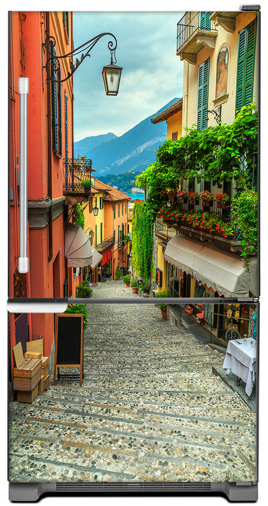 Best! European Cobblestone Path Refrigerator Skins