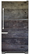 Load image into Gallery viewer, Barn Wood Panels Magnetic Refrigerator Skin Wrap Cover on Model Type Bottom Freezer Fridge
