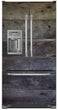 Load image into Gallery viewer, Barn Wood Panels Magnetic Refrigerator Skin Wrap Cover on Model Type French Door Fridge with Ice Maker
