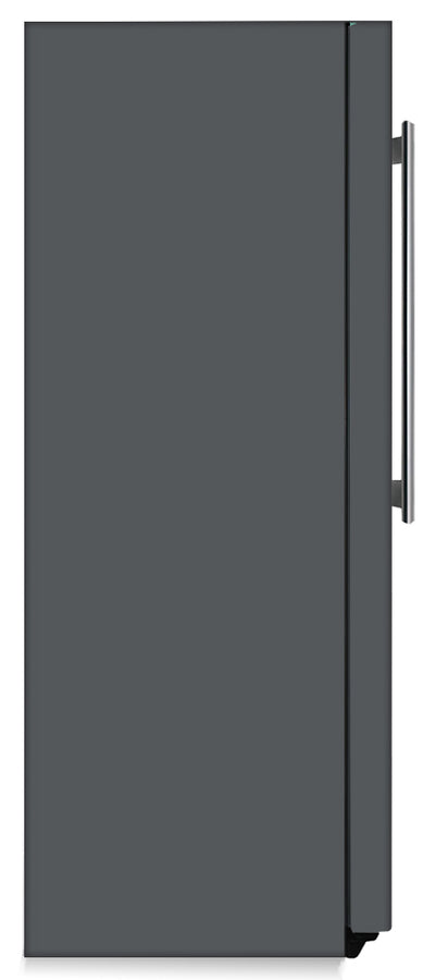  Battleship Gray Color Magnet Skin on Side of Refrigerator 