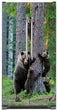Load image into Gallery viewer, Bear Family Magnet Skin on Model Type Side by Side Refrigerator

