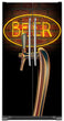 Load image into Gallery viewer, Beer Tap Magnet Skin on Model Type Side by Side Refrigerator
