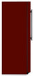 Load image into Gallery viewer, Burgundy Maroon Color Magnet Skin on Side of Refrigerator
