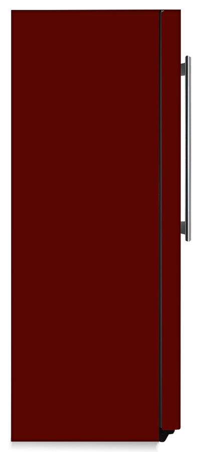  Burgundy Maroon Color Magnet Skin on Side of Refrigerator 