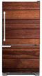Load image into Gallery viewer, Cherry Wood Panels Magnet Skin Panel on Refrigerator Model Type Bottom Freezer Fridge
