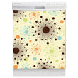 Load image into Gallery viewer, Color Burst Magnetic Dishwasher Cover Skin Panel on Dishwasher with White Control Panel
