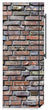 Load image into Gallery viewer, Colored Bricks Magnetic Refrigerator Skin Cover Wrap on Fridge Side Panel

