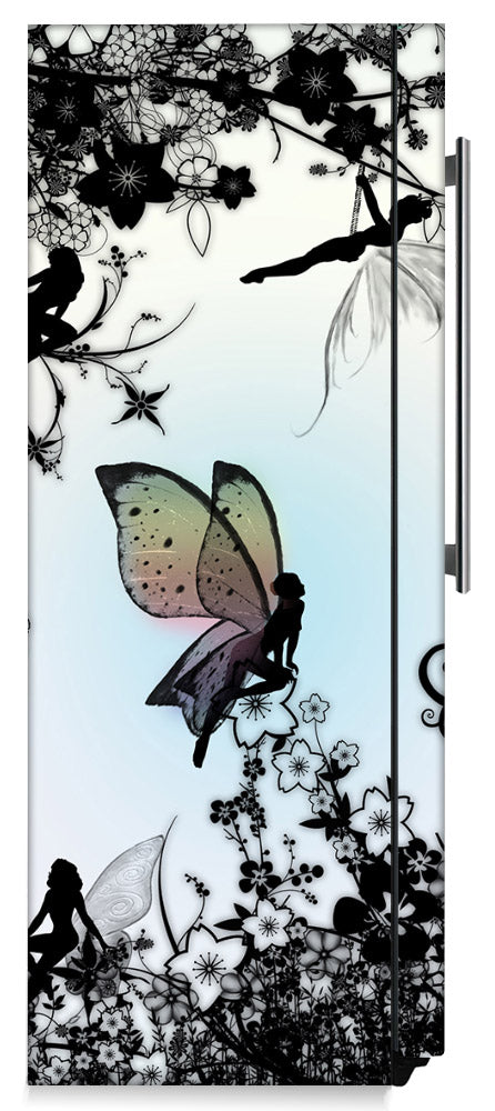Delightful Fairies Magnet Skin on Side of Refrigerator