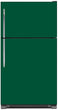 Load image into Gallery viewer, Forest Green Color Magnet Skin on Model Type Top Freezer Refrigerator
