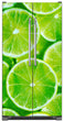 Load image into Gallery viewer, Fresh Limes Magnet Skin on Model Type Side by Side Refrigerator
