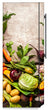 Load image into Gallery viewer, Healthy Good Food Magnetic Refrigerator Skin Cover Wrap on Fridge Side Panel

