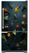 Load image into Gallery viewer, Herbs &amp; Spices Magnetic Refrigerator Skin Cover Panel on Fridge Model Type Bottom Freezer Fridge
