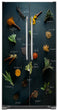 Load image into Gallery viewer, Herbs &amp; Spices Magnetic Refrigerator Skin Cover Panel on Fridge Model Type French Door with Ice maker
