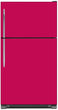 Load image into Gallery viewer, Hot Pink Color Magnet Skin on Model Type Top Freezer Refrigerator
