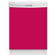 Load image into Gallery viewer, Hot Pink Color Magnet Skin on White Dishwasher

