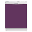Load image into Gallery viewer, Lavender Mauve Color Magnet Skin on White Dishwasher
