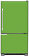 Load image into Gallery viewer, Lime Green Color Magnet Skin on Model Type Bottom Freezer Refrigerator
