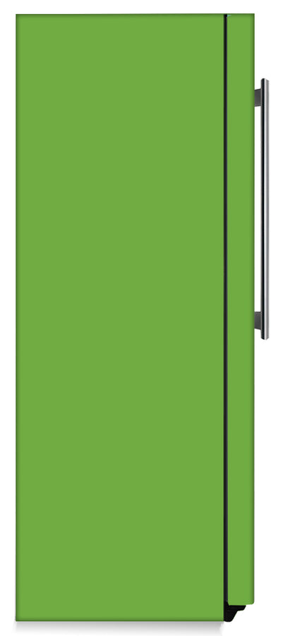  Lime Green Color Magnet Skin on Side of Refrigerator 