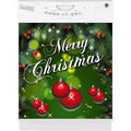 Merry Christmas Bulbs Magnet Dishwasher Cover Skin