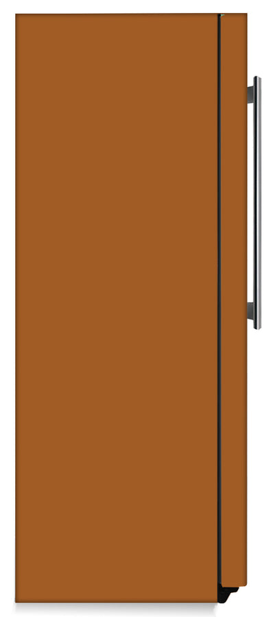  Metal Copper Color Magnet Skin on Side of Refrigerator 
