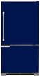 Load image into Gallery viewer, Midnight Blue Color Magnet Skin on Model Type Bottom Freezer Refrigerator
