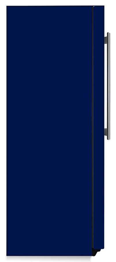  Midnight Blue Color Magnet Skin on Side of Refrigerator 