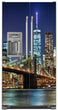 Load image into Gallery viewer, New York City Magnet Skin on Model Type Side by Side Refrigerator with Ice Maker Water Dispenser
