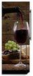 Load image into Gallery viewer, Pour a Glass of Wine Magnetic Refrigerator Skin Cover Wrap on Fridge Side Panel
