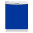 Load image into Gallery viewer, Royal Blue Color Magnet Skin on White Dishwasher
