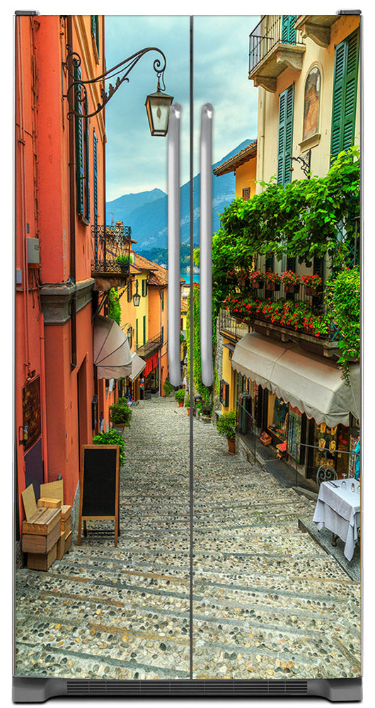 Best! European Cobblestone Path Refrigerator Skins