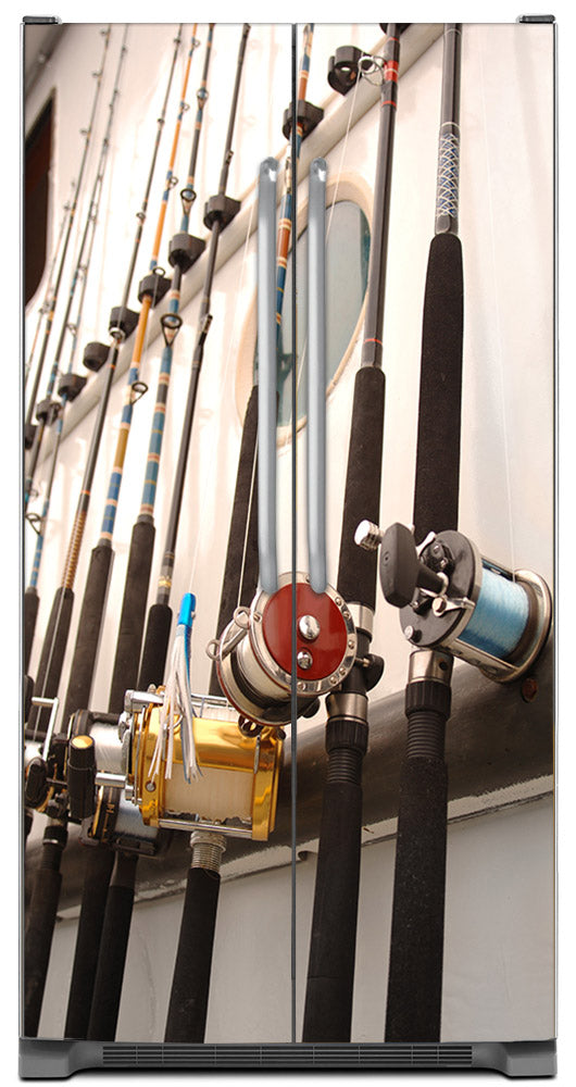 Best! Gone Fishing Refrigerator Skins