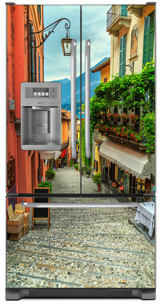 Best! European Cobblestone Path Refrigerator Skins