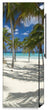 Load image into Gallery viewer, Sandy Beach Path Magnetic Refrigerator Skin Cover Wrap on Fridge Side Panel
