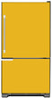 Load image into Gallery viewer, School Bus Yellow Color Magnet Skin on Model Type Bottom Freezer Refrigerator
