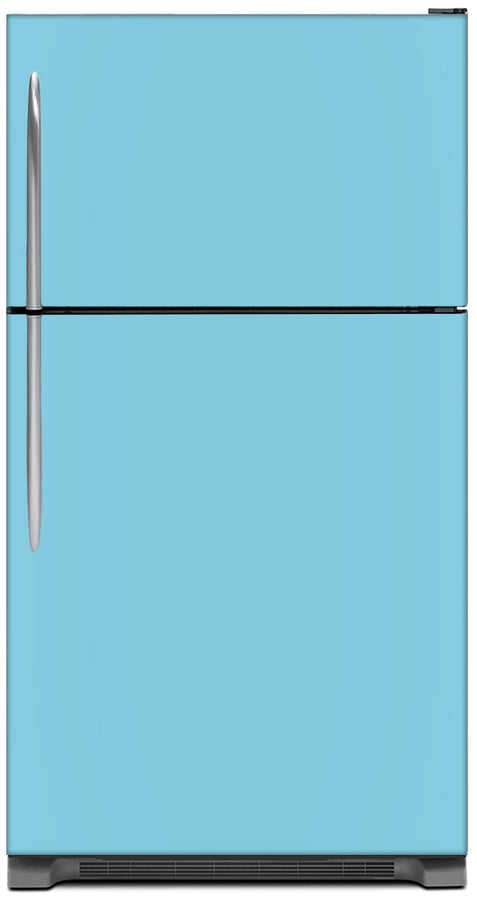  Sky Bluer Magnet Skin on Model Type Top Freezer Refrigerator 
