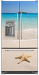 Load image into Gallery viewer, Starfish On Beach Magnet Skin on Model Type French Door Refrigerator with Ice Maker Water Dispenser
