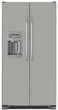 Load image into Gallery viewer, Stone Gray Color Magnet Skin on Model Type Side by Side Refrigerator with Ice Maker Water Dispenser
